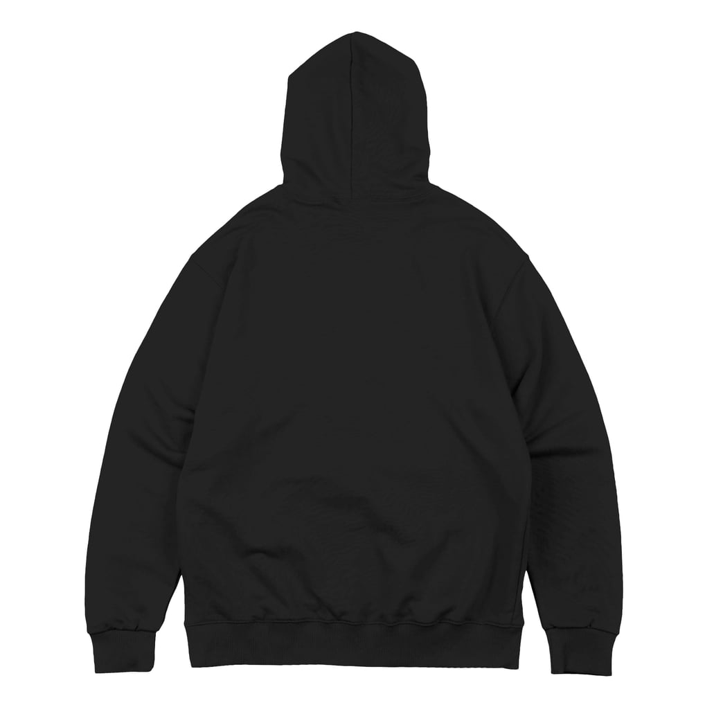  Chicago Sky round21 Unisex Double-Zip Hoodie - Black